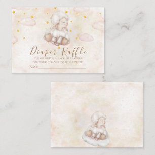 Carte D'accompagnement Petits moutons nuages épais mignon agneau stars rê