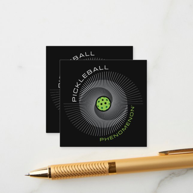 Carte D'accompagnement Phénomène de Pickleball Galaxie  (Devant/Arrière en situation)