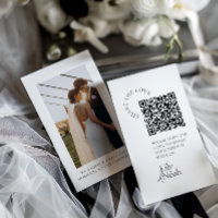 Photo Mariage moderne Partager L'amour QR Code