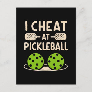 Carte D'accompagnement Pickleball Drôle