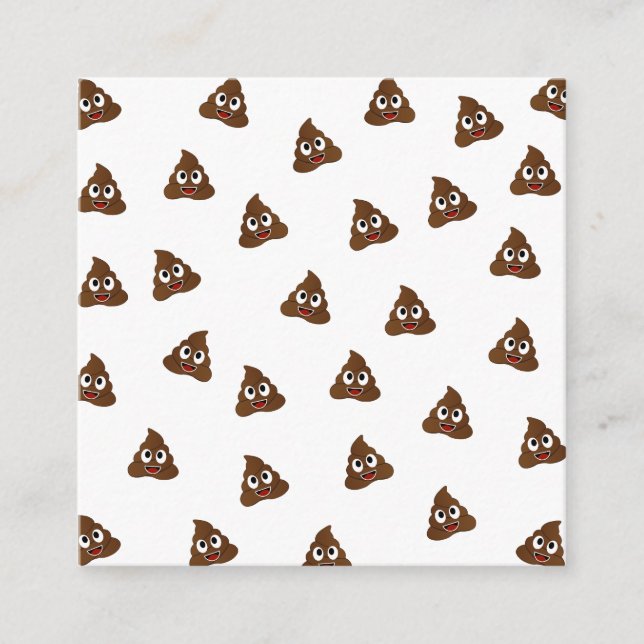 Carte D'accompagnement Pile de Poo emoji souriants poops (Devant)