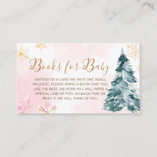 Carte D'accompagnement Pink Baby It's Cold Outside Books for Baby