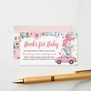 Carte D'accompagnement Pink Drive À Travers Les Boy Baby showers Books Fo