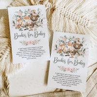 Pink Sage Floral Woodland Animals Livres pour bébé