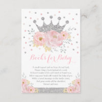 Pink Silver Royal Crown Princess Livres pour bébé