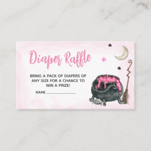 Carte D'accompagnement Pink Un Petit Boo Baby shower Déchets Raffle