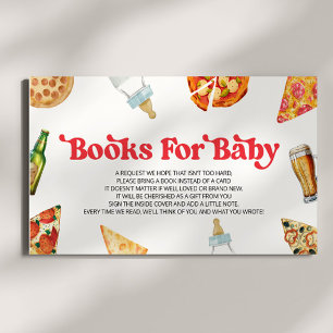 Carte D'accompagnement Pizza Brasse Les Diapeurs Trop Baby showers Livres