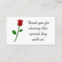 Place du Mariage de Merci rouge Rose
