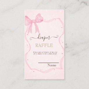 Carte D'accompagnement Poignée à la main Bow Elegant Frame Dots