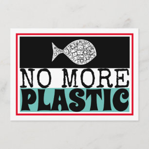 Carte D'accompagnement Poisson plastique, Changement climatique - détails