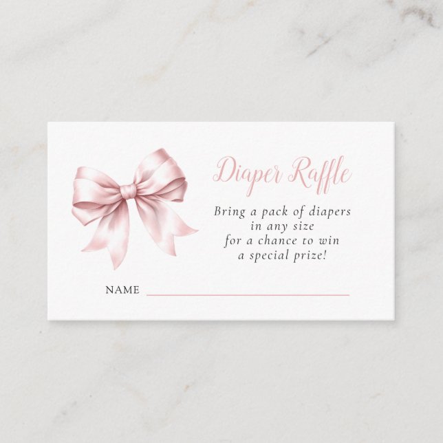 Carte D'accompagnement Poitrine rose Fille Blush Baby shower Déchets Raff (Devant)