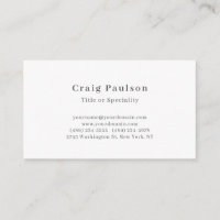 Police Serif Simple Professionnel Papier Mat simpl