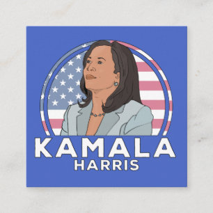 Carte D'accompagnement Politique Kamala Harris