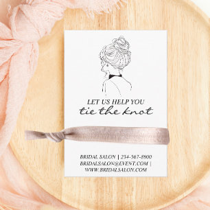 Carte D'accompagnement Porte-Élastique à cheveux promotionnel du spectacl