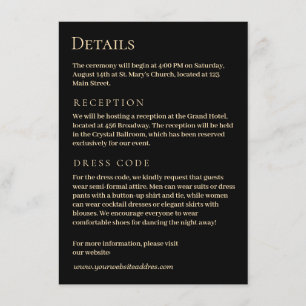 Carte D'accompagnement Porte verte de luxe avec or