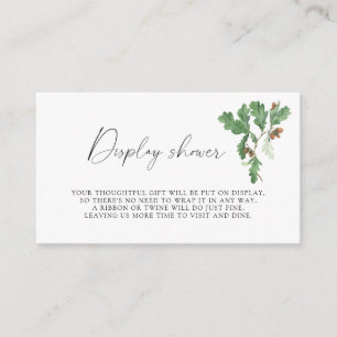 Carte D'accompagnement Portes de branche - douche d'affichage