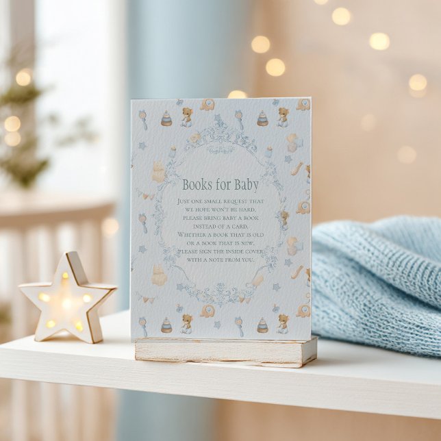 Carte d'accompagnement pour Baby Shower Souris Dou (Créateur téléchargé)
