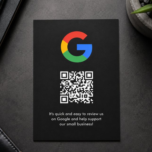 Carte d'accompagnement pour Google Avis | Insertio (Gain Google reviews & grow your business with these editable rating request enclosure cards.)