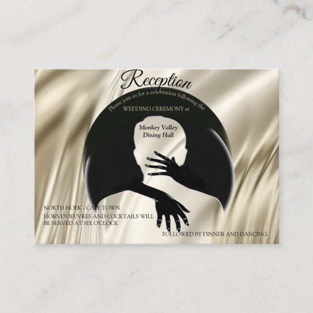 Carte d'accompagnement pour la réception de Love i (Devant)