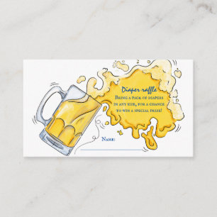 Carte D'accompagnement Pregger Kegger Billet de rabat Baby shower