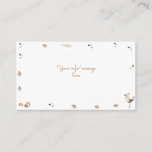 Carte D'accompagnement Prenons des animaux sauvages de safari anniversair