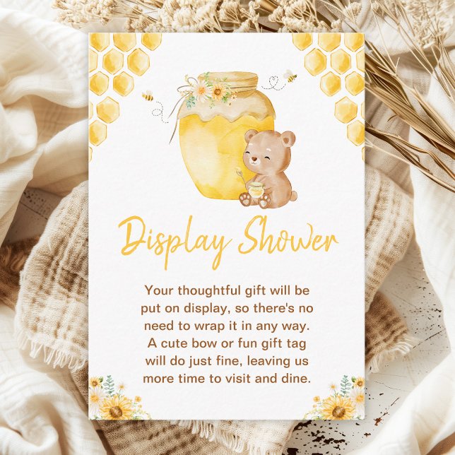 Carte D'accompagnement Présentation de Nounours pour Baby Shower (Créateur téléchargé)