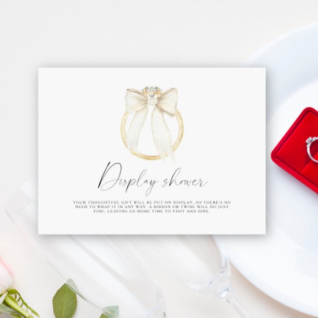 Carte D'accompagnement Présentation de salle de bain de mariage à arc de  (Créateur téléchargé)