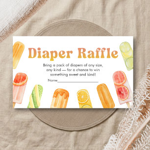 Carte D'accompagnement Prêt à éclore Popsicle Baby Shower Tirage de Couch
