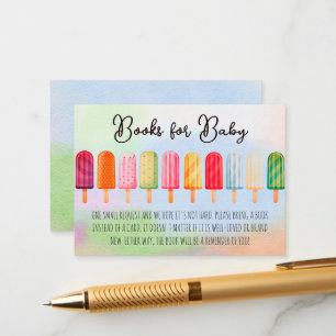 Carte D'accompagnement Prêt à pop Popsicles Livres pour bébé