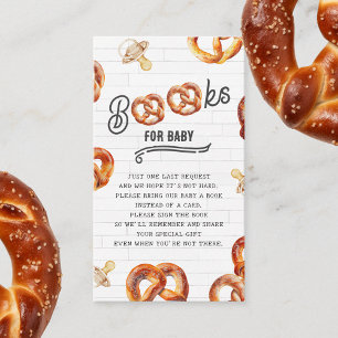 Carte D'accompagnement Pretzels & Pacifiers Demande de Baby shower