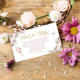 Carte D'accompagnement Princess Carriage Baby shower Livres pour bébé