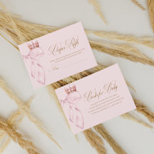 Princess Gold Pink Girl Baby Shower Books for baby