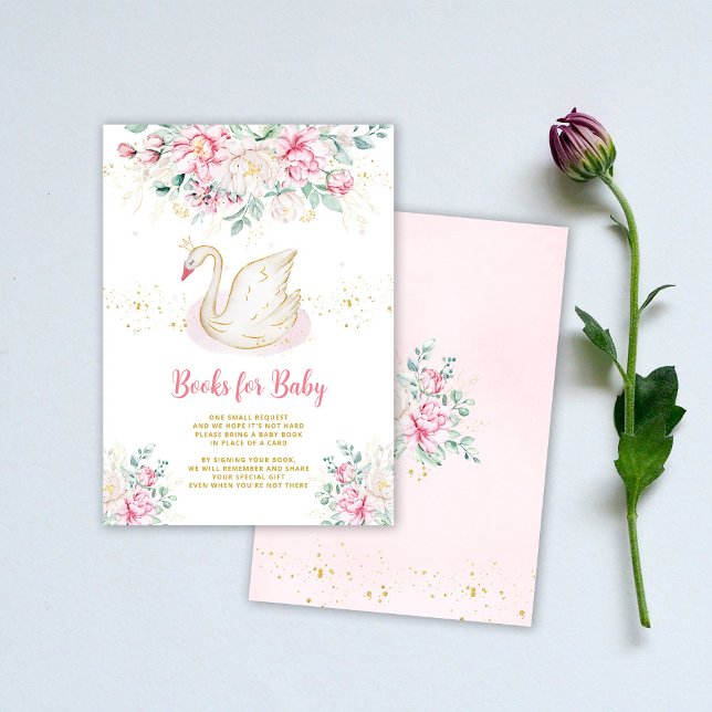 Carte D'accompagnement Princess Swan Books for Baby Enclôture Card (Créateur téléchargé)