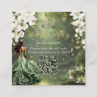 Princesse & Grenouille Robe Verte Douce 16 Quince 