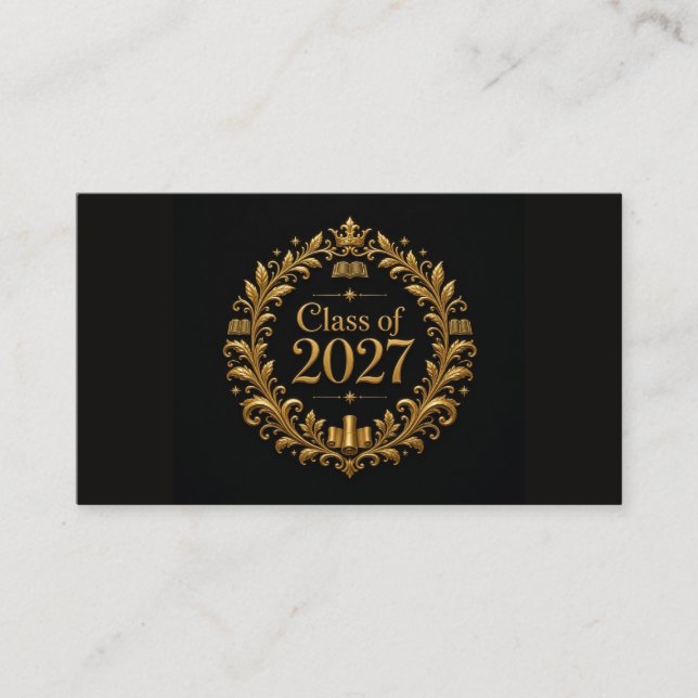 Carte D'accompagnement Promotion 2027 (Devant)
