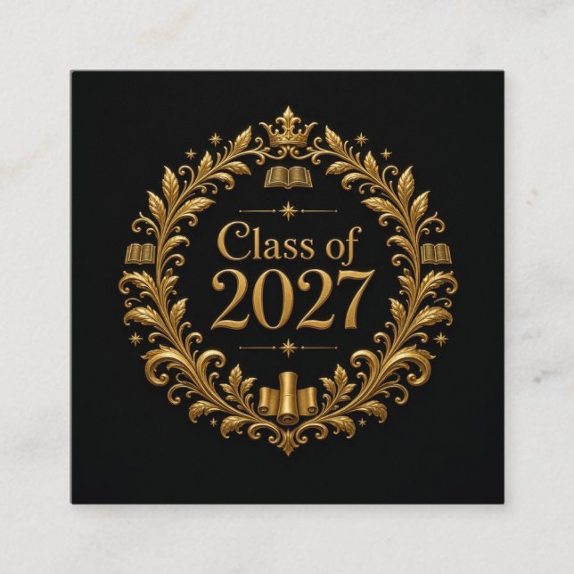 Carte D'accompagnement Promotion 2027 (Devant)
