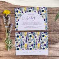 Purple Yellow Watercolor Fleur sauvage Livres pour