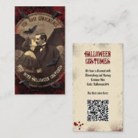 QR Code Halloween Costume Website Romantic Dracula