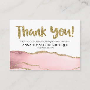 Carte D'accompagnement *~* QR Logo MERCI examen de marque appropriée AP8