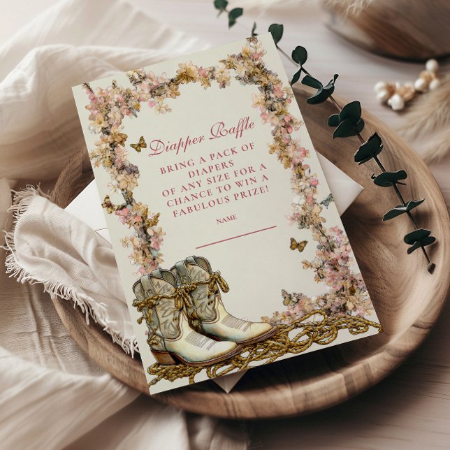 Carte D'accompagnement Raffin de diappeur de bottes rustiques (Créateur téléchargé)