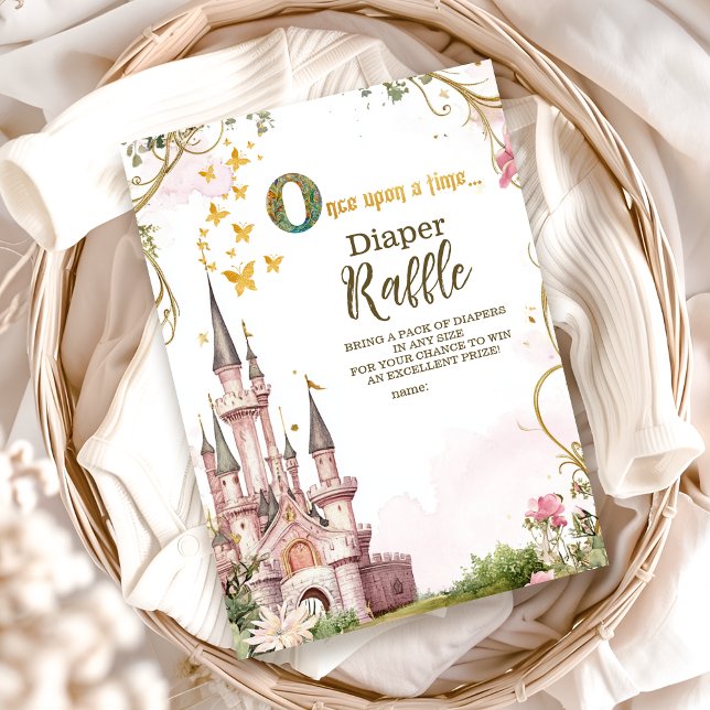 Carte D'accompagnement Raffle Royal Diapper Princess Gold Rose (Créateur téléchargé)