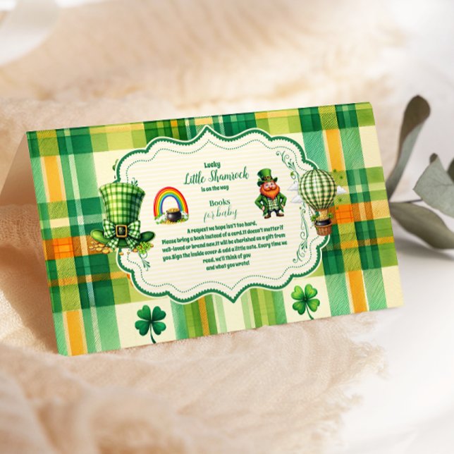 Carte D'accompagnement Rainbow Lucky Little Shamrock Livres pour bébé (Créateur téléchargé)