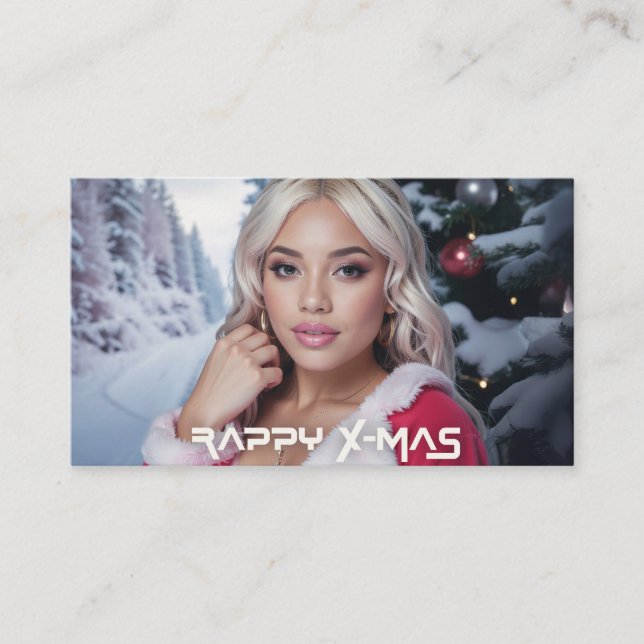 CARTE D'ACCOMPAGNEMENT RAPPY NOËL (Devant)