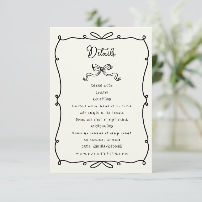 Carte D'accompagnement Réception De Mariage De Vaches De Main Tournée À L (Debout devant)