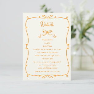 Carte D'accompagnement Réception De Mariage De Vaches De Main Tournée À L