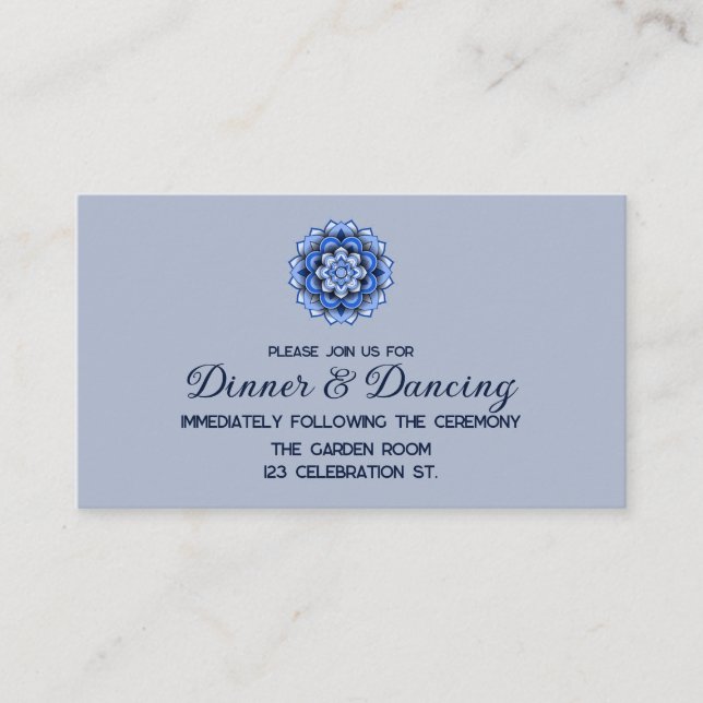 Carte D'accompagnement Réception de mariage moderne en papier découpé Man (Devant)