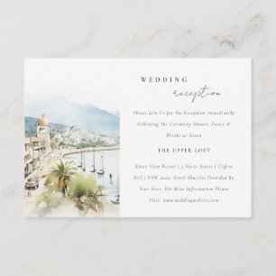 Carte D'accompagnement Réception de mariage paysage Santa Marta Colombie