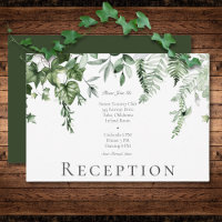 Réception de mariage verte de lierre rustique & Sa