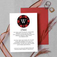 Red Parties scintillant Poker Chip Casino Mariage 