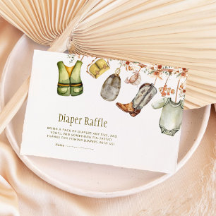 Carte D'accompagnement Reel Excité Baby shower de pêche Déchets Raffin